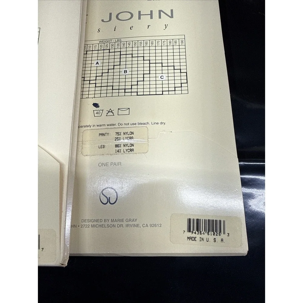 3 St. John Ultimate Opaque Toner Top Size B New Pantyhose Sealed Pine #223